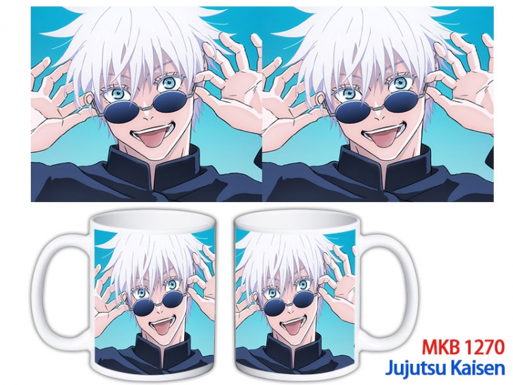 Jujutsu Kaisen Anime color printing ceramic mug cup price for 5 pcs MKB-1270
