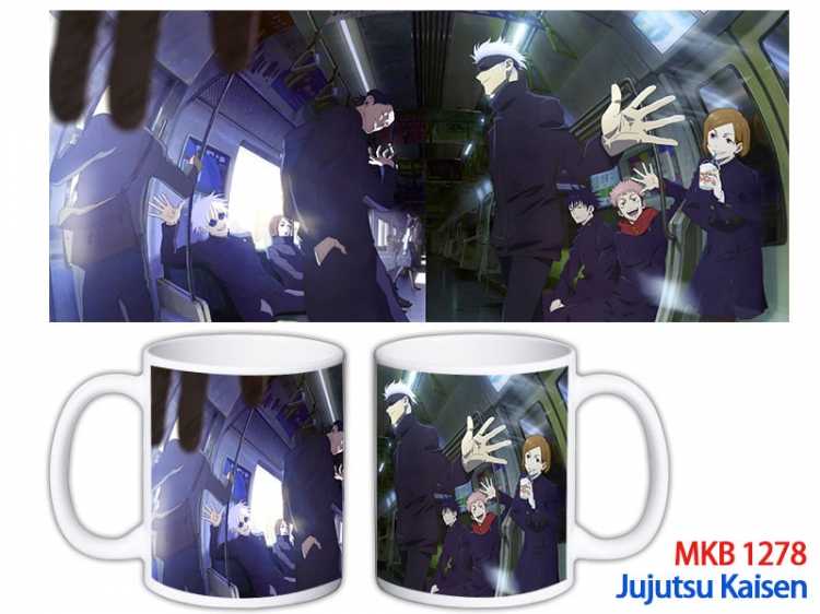 Jujutsu Kaisen Anime color printing ceramic mug cup price for 5 pcs MKB-1278