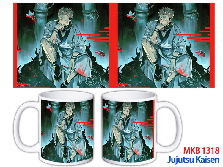 Jujutsu Kaisen Anime color printing ceramic mug cup price for 5 pcs  MKB-1318