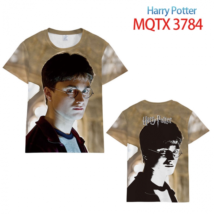 Harry Potter full color printed short-sleeved T-shirt from 2XS to 5XL MQTX-3784