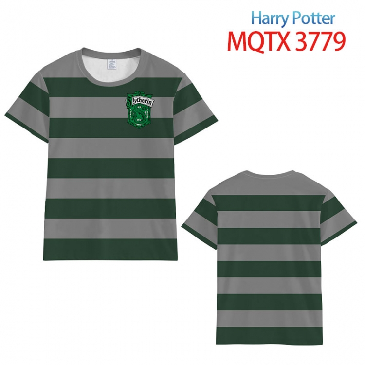 Harry Potter full color printed short-sleeved T-shirt from 2XS to 5XL MQTX-3779