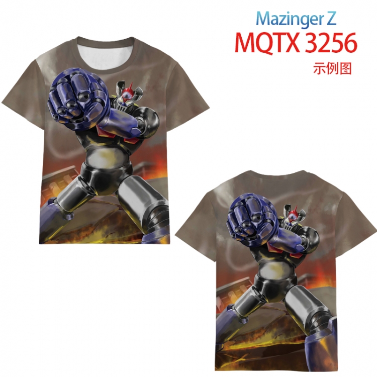 Mazinger-Z full color printed short-sleeved T-shirt from 2XS to 5XL MQTX 3256