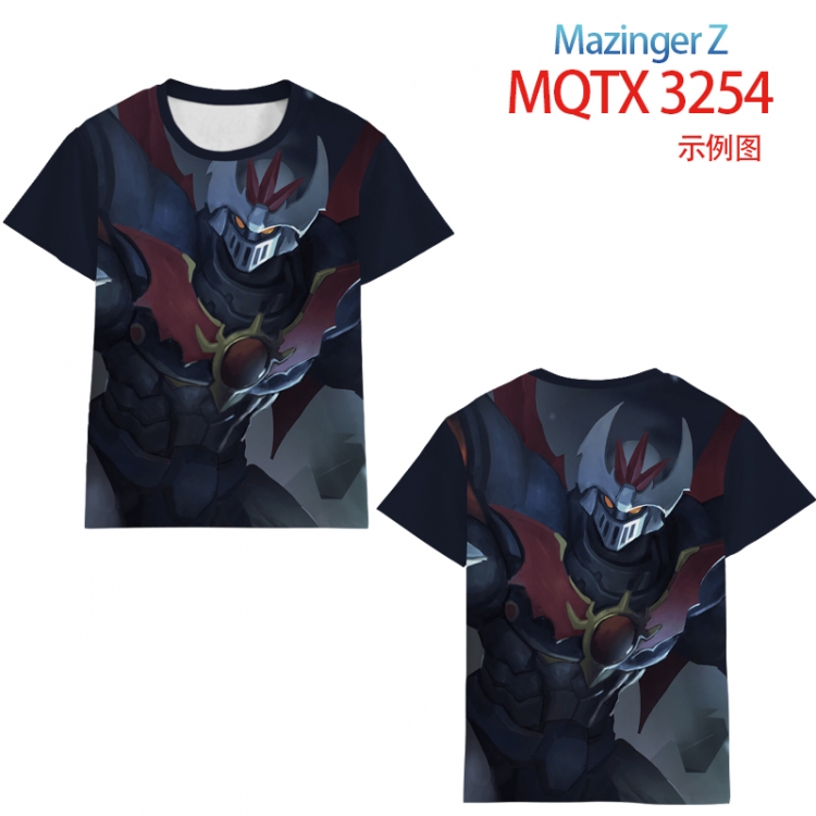 Mazinger-Z full color printed short-sleeved T-shirt from 2XS to 5XL MQTX 3254