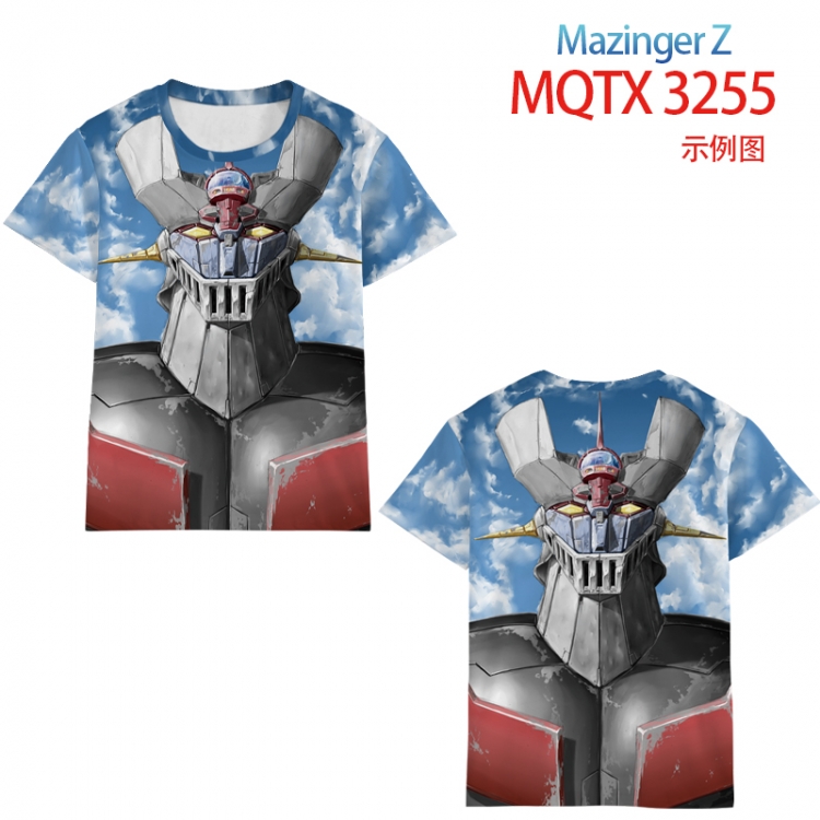 Mazinger-Z full color printed short-sleeved T-shirt from 2XS to 5XL MQTX 3255