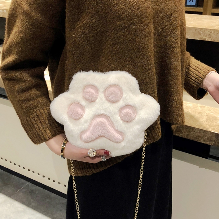 Cat Claw Creative Bag Plush Toy Bag Cute Storage Bag price for 2 pcs