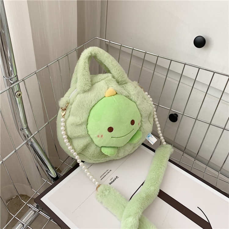 Little Dinosaur Cartoon shoulder bag plush storage bag birthday gift price for 3 pcs