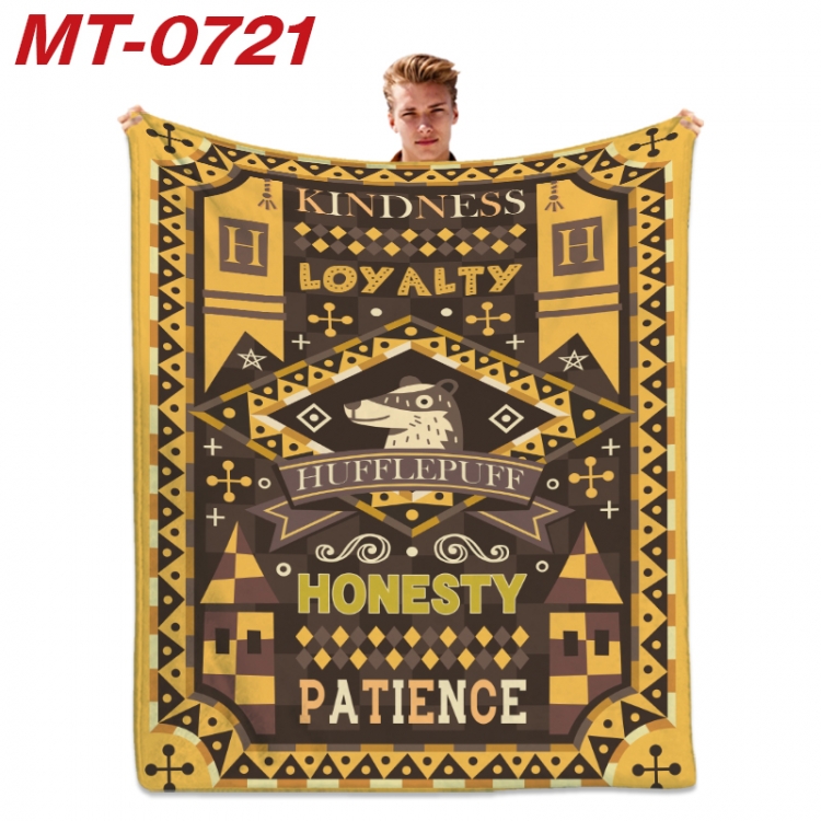 Harry Potter  Anime flannel blanket air conditioner quilt double-sided printing 100x135cm  MT-0721