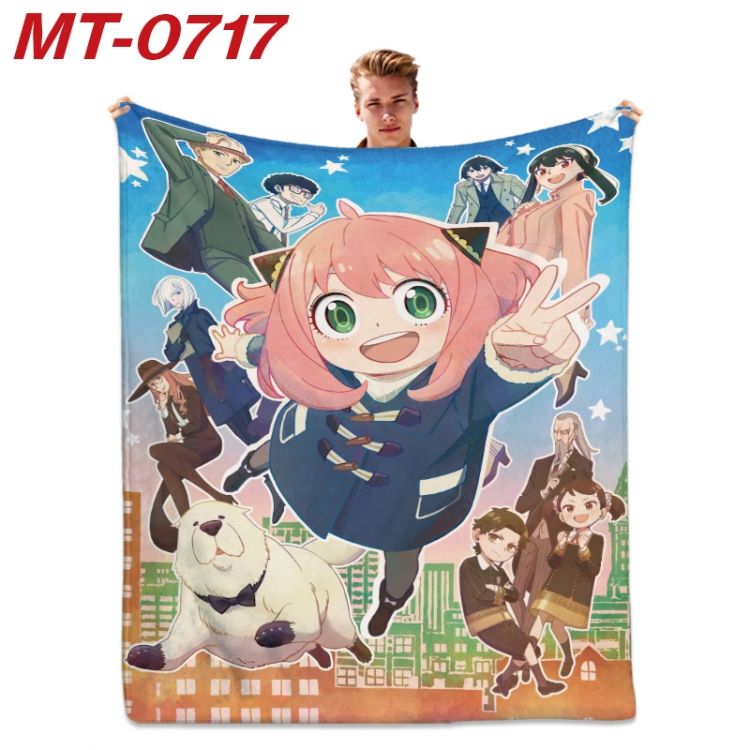 SPY×FAMILY  Anime flannel blanket air conditioner quilt double-sided printing 100x135cm MT-0717