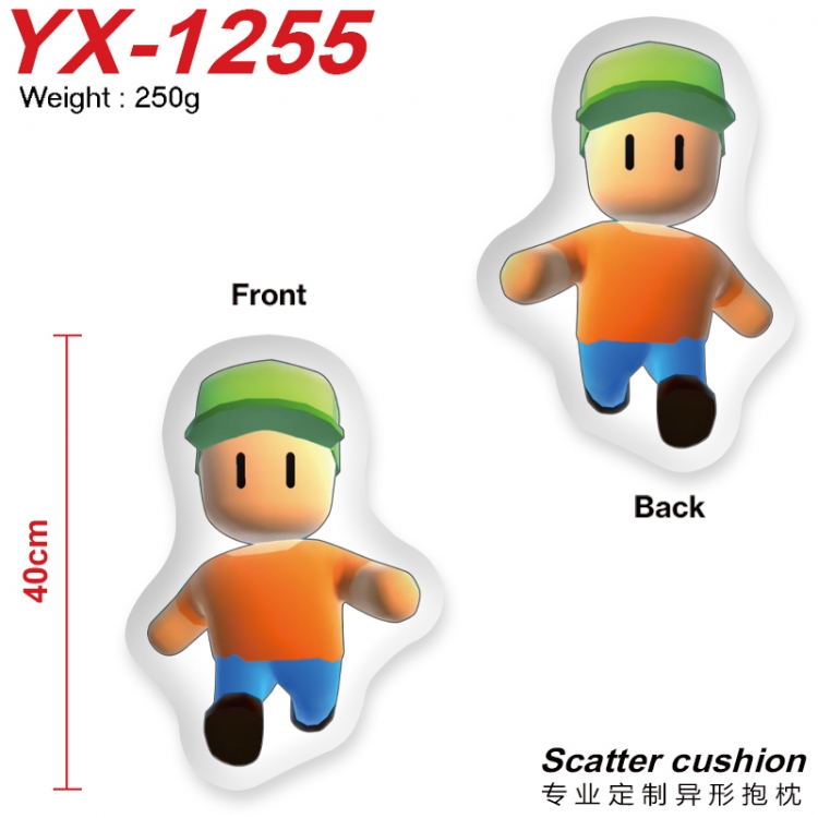 Stumble guys Crystal plush shaped plush doll pillows and cushions 40CM  YX-1255