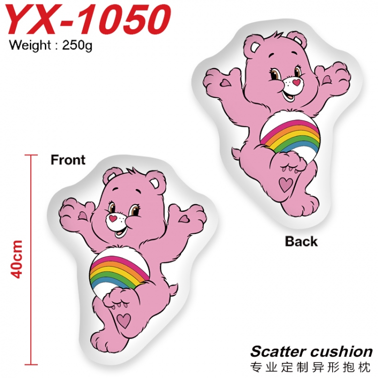 Rainbow Bear Crystal plush shaped plush doll pillows and cushions 40CM YX-1050