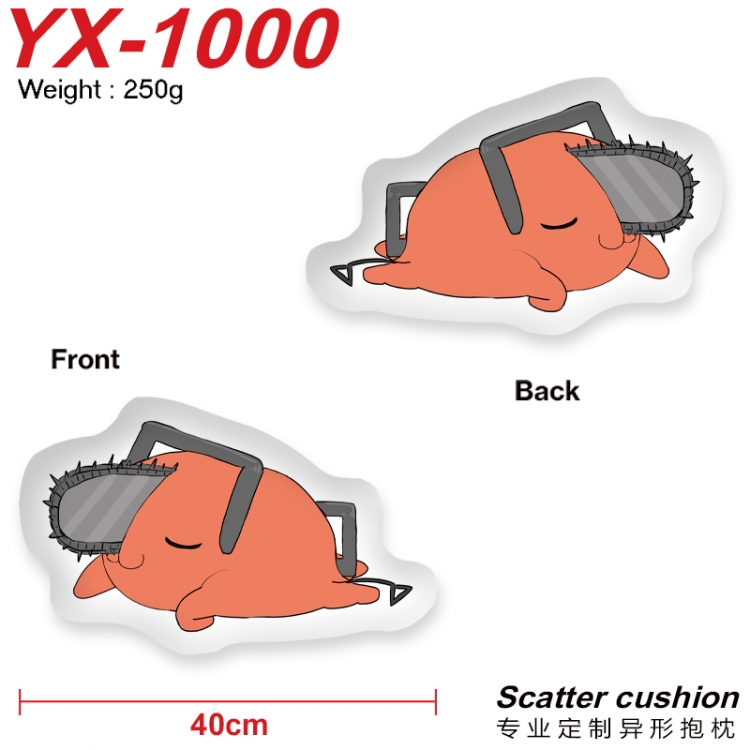 Chainsaw man Crystal plush shaped plush doll pillows and cushions 40CM  YX-1000