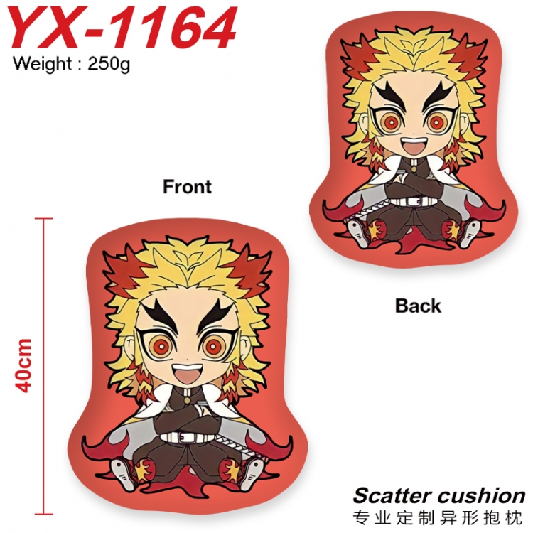 Demon Slayer Kimets Crystal plush shaped plush doll pillows and cushions 40CM YX-1164