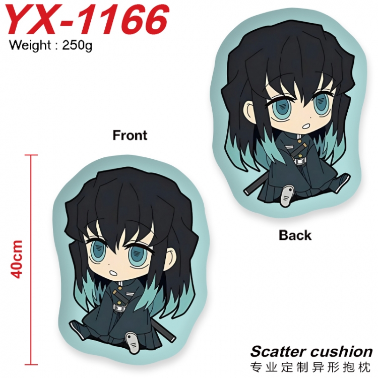 Demon Slayer Kimets Crystal plush shaped plush doll pillows and cushions 40CM  YX-1166