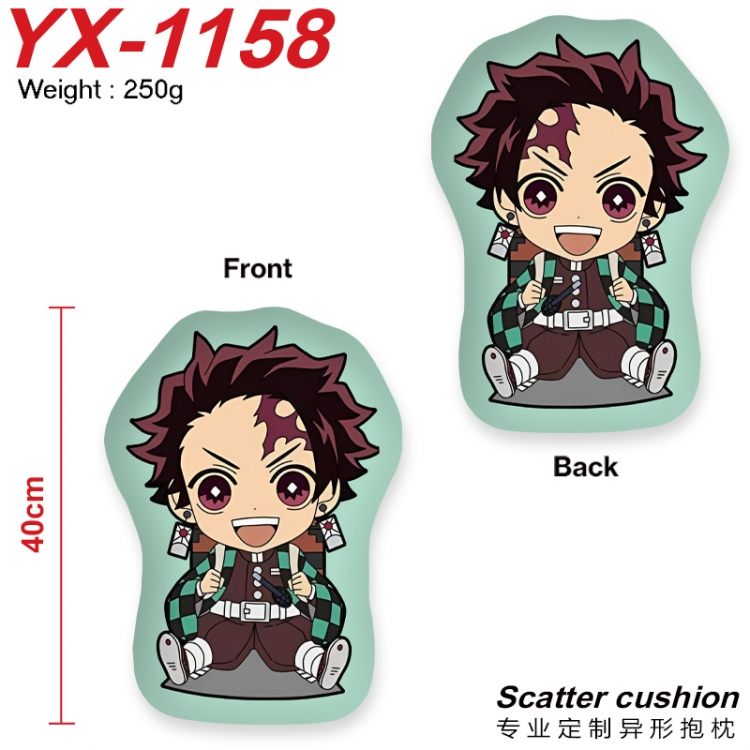 Demon Slayer Kimets Crystal plush shaped plush doll pillows and cushions 40CM YX-1158