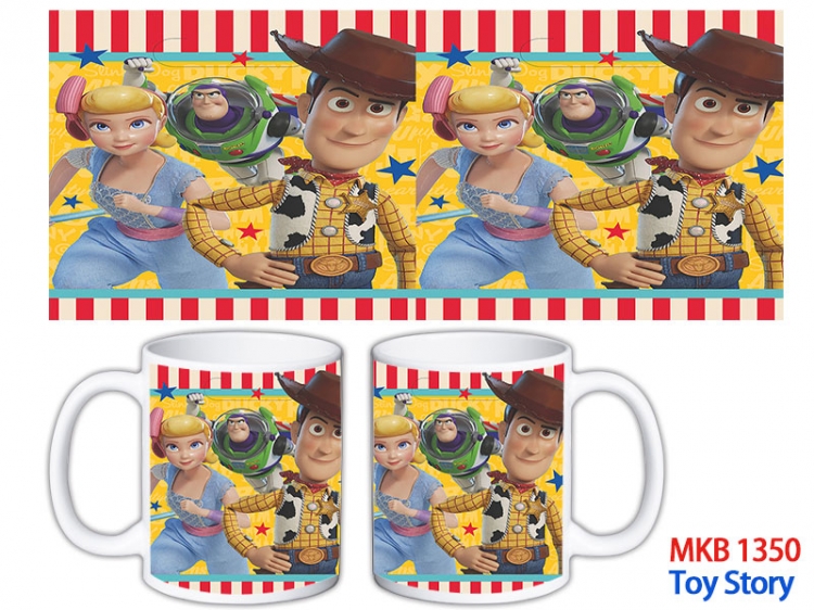 Toy Story Anime color printing ceramic mug cup price for 5 pcs  MKB-1350