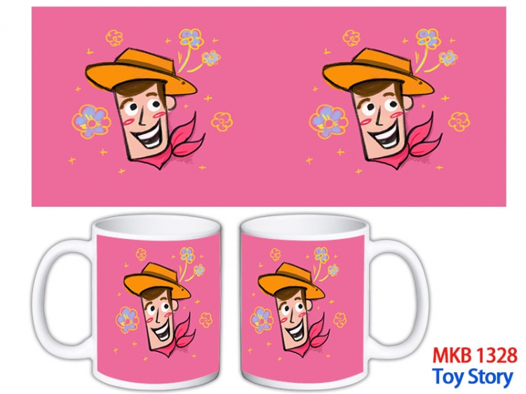 Toy Story Anime color printing ceramic mug cup price for 5 pcs  MKB-1328
