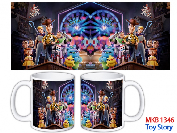 Toy Story Anime color printing ceramic mug cup price for 5 pcs  MKB-1346