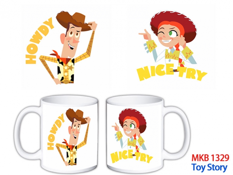 Toy Story Anime color printing ceramic mug cup price for 5 pcs MKB-1329