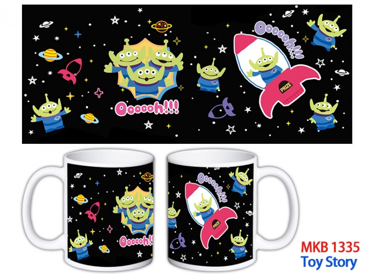 Toy Story Anime color printing ceramic mug cup price for 5 pcs MKB-1335