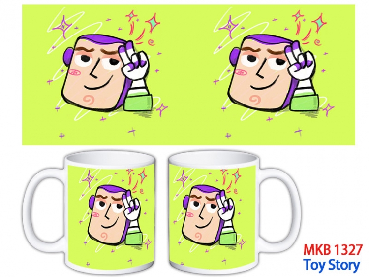 Toy Story Anime color printing ceramic mug cup price for 5 pcs MKB-1327