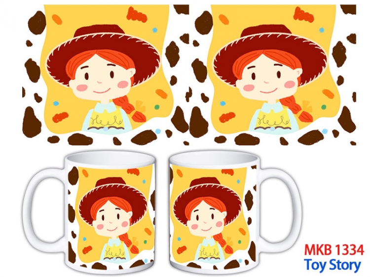 Toy Story Anime color printing ceramic mug cup price for 5 pcs  MKB-1334