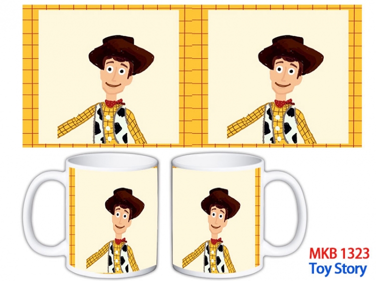 Toy Story Anime color printing ceramic mug cup price for 5 pcs MKB-1323