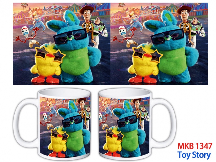 Toy Story Anime color printing ceramic mug cup price for 5 pcs  MKB-1347