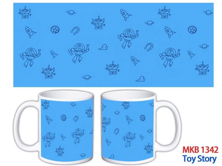 Toy Story Anime color printing ceramic mug cup price for 5 pcs MKB-1342