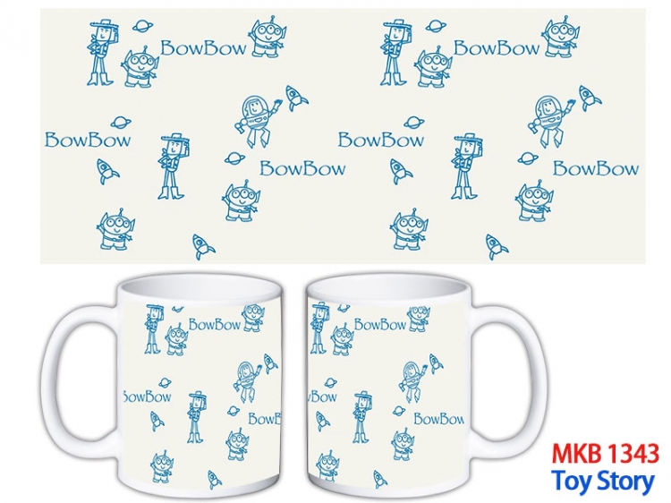 Toy Story Anime color printing ceramic mug cup price for 5 pcs MKB-1343