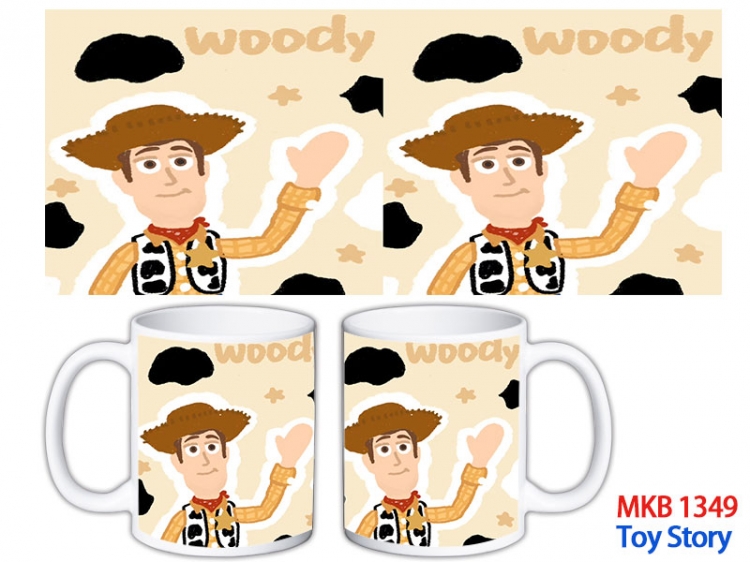 Toy Story Anime color printing ceramic mug cup price for 5 pcs  MKB-1349