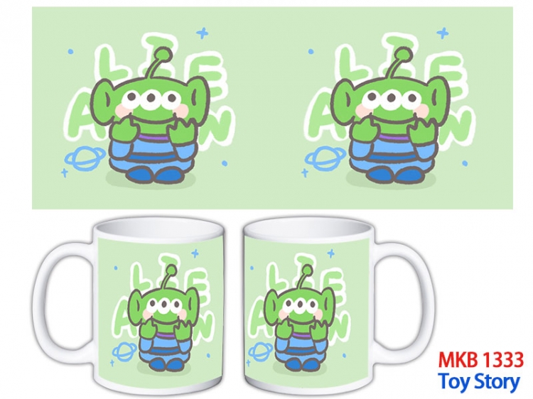 Toy Story Anime color printing ceramic mug cup price for 5 pcs  MKB-1333