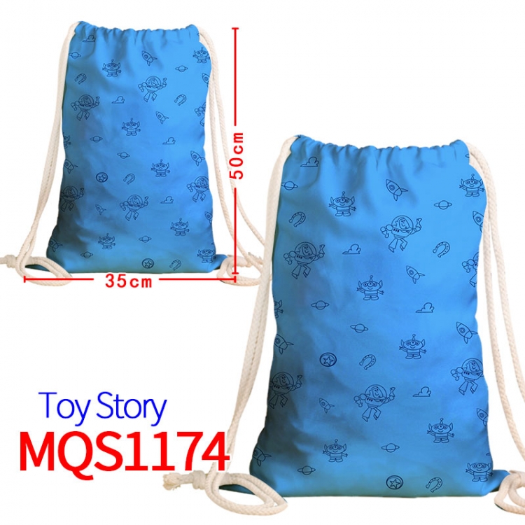 Toy Story Canvas drawstring pocket backpack 50x35cm MQS-1174