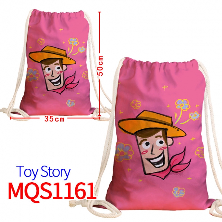 Toy Story Canvas drawstring pocket backpack 50x35cm MQS-1161