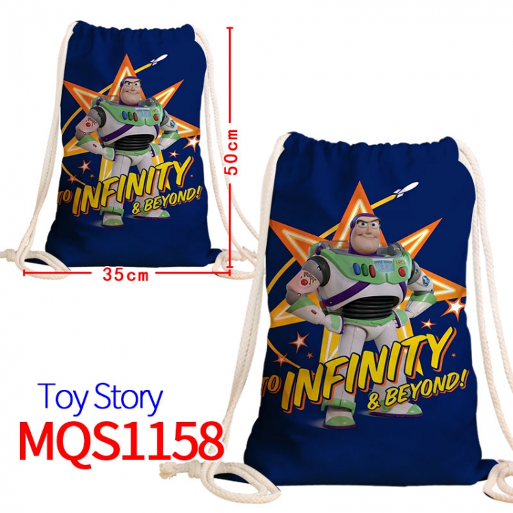 Toy Story Canvas drawstring pocket backpack 50x35cm MQS-1158