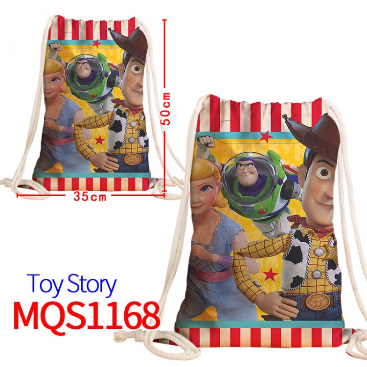 Toy Story Canvas drawstring pocket backpack 50x35cm MQS-1168