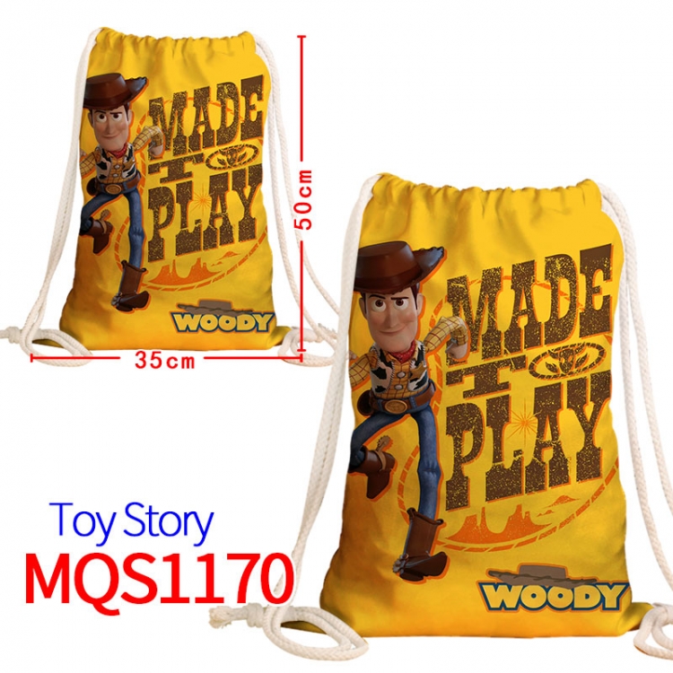 Toy Story Canvas drawstring pocket backpack 50x35cm MQS-1170