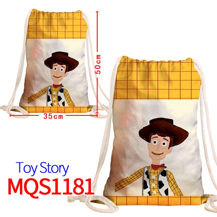 Toy Story Canvas drawstring pocket backpack 50x35cm MQS-1181