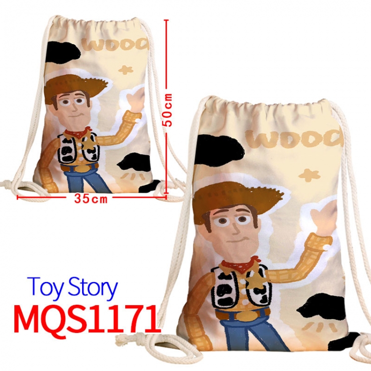 Toy Story Canvas drawstring pocket backpack 50x35cm MQS-1171