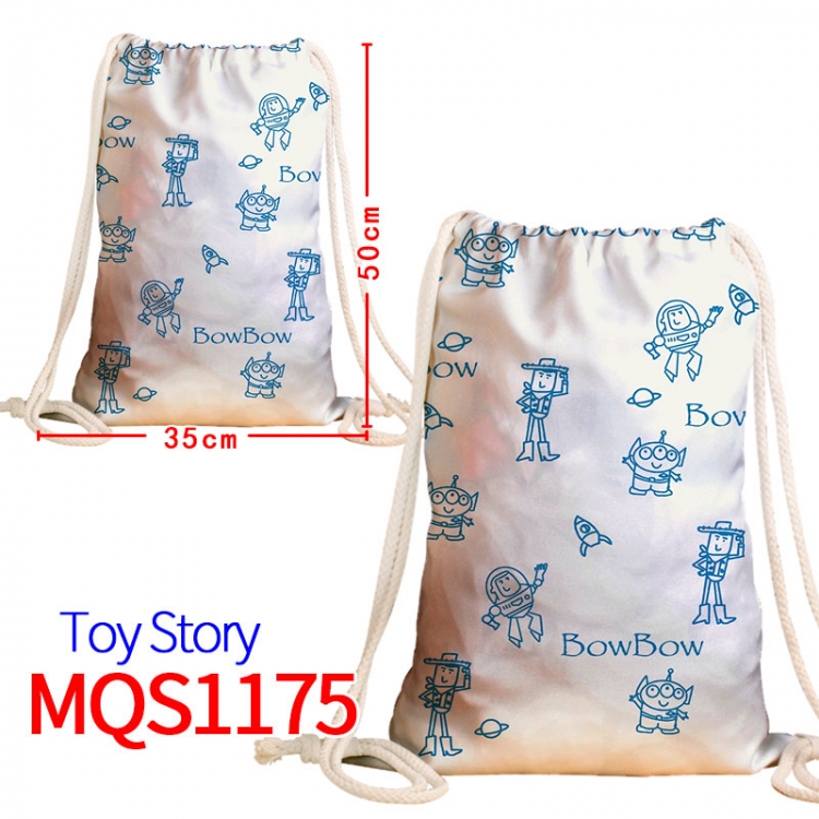 Toy Story Canvas drawstring pocket backpack 50x35cm MQS-1175