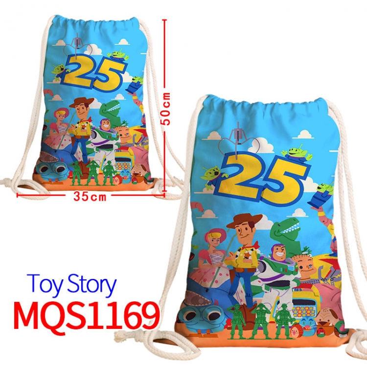 Toy Story Canvas drawstring pocket backpack 50x35cm  MQS-1169