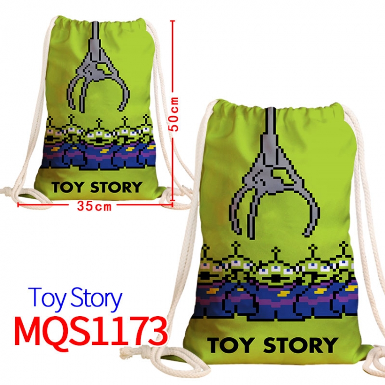 Toy Story Canvas drawstring pocket backpack 50x35cm  MQS-1173