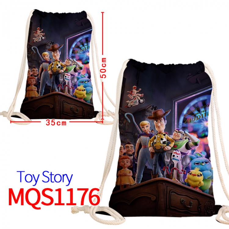 Toy Story Canvas drawstring pocket backpack 50x35cm  MQS-1176