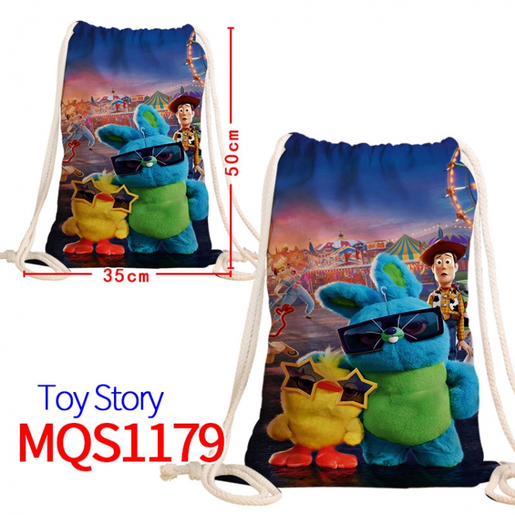 Toy Story Canvas drawstring pocket backpack 50x35cm MQS-1179