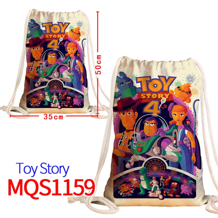 Toy Story Canvas drawstring pocket backpack 50x35cm MQS-1159