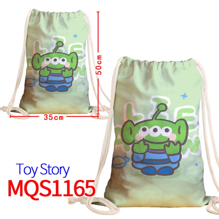 Toy Story Canvas drawstring pocket backpack 50x35cm MQS-1165