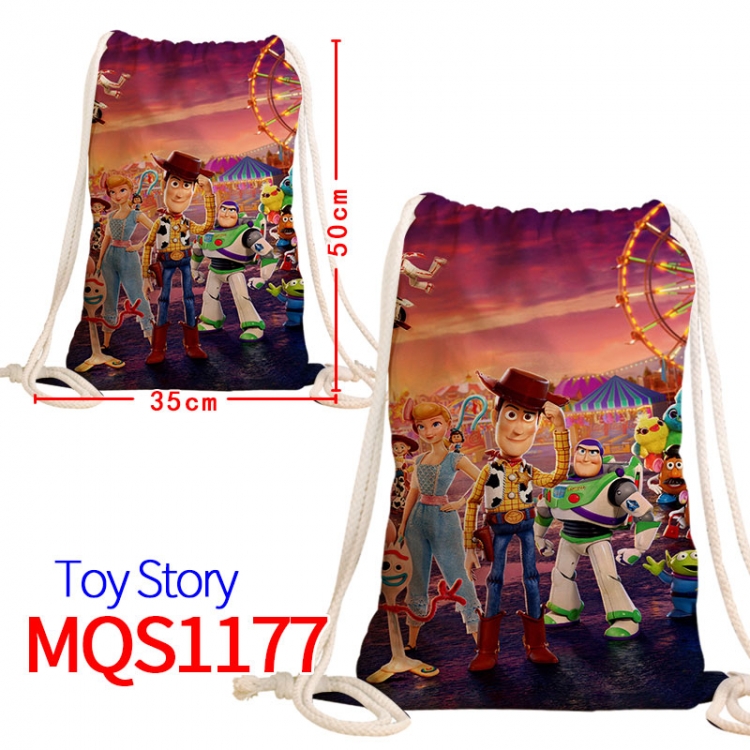 Toy Story Canvas drawstring pocket backpack 50x35cm  MQS-1177