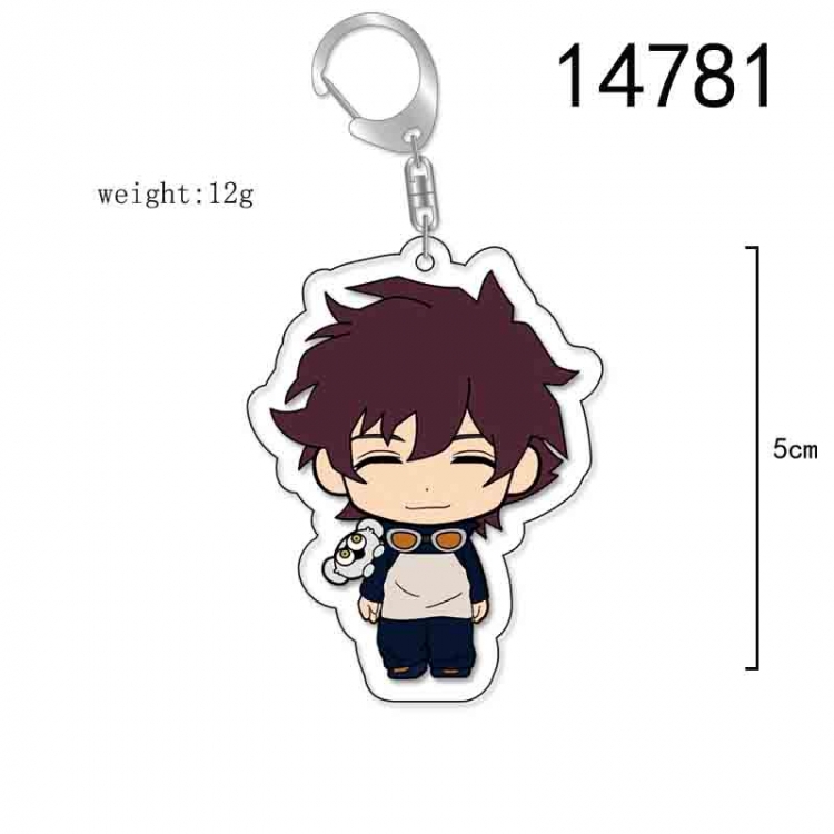 Kekkai Sensen Anime Acrylic Keychain Charm price for 5 pcs 14781