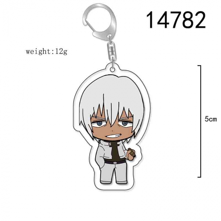 Kekkai Sensen Anime Acrylic Keychain Charm price for 5 pcs 14782