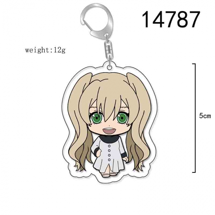 Kekkai Sensen Anime Acrylic Keychain Charm price for 5 pcs 14787