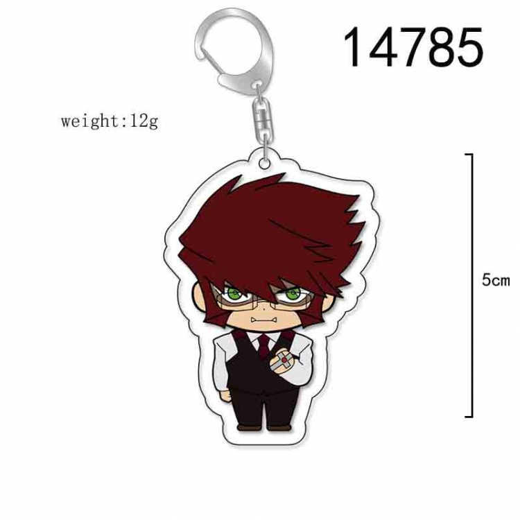 Kekkai Sensen Anime Acrylic Keychain Charm price for 5 pcs 14785